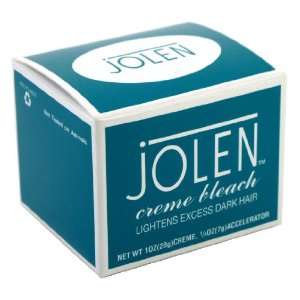 Jolen 1Oz Creme Bleach Regular Lightens Excess Dark Hair (3 Pack) with 