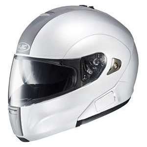  HJC IS MAX BT WHITE SIZELRG MOTORCYCLE Full Face Helmet 