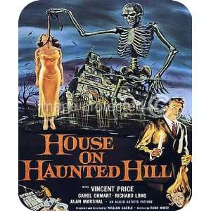   Vintage Vincent Price House on Haunted Hill MOUSE PAD