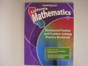 California Mathematics 5 Workbook Macmillan 0021119694  