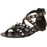 Ash Womens Mosaic Studded Ankle Wrap Sandal   designer shoes 