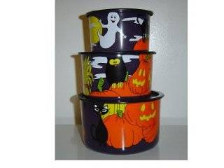Tupperware Halloween 3 pc. Canister Set by Tupperware