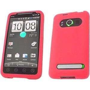  HTC EVO 4G Silicone Case (Red) Cell Phones & Accessories
