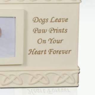 Dog Paws Box Cremation Urn   Dogs Leave Paw Prints   