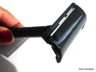   Traditional Sturdy Light SAFETY RAZOR Twist Grip 2 Double edge BLADE