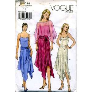   Capelet, Dress and Sash Sewing Pattern By Vogue 