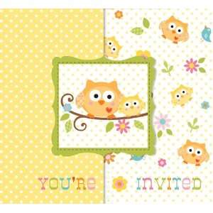  Bulk Owl Baby Shower Invitations (25 ct) Toys & Games