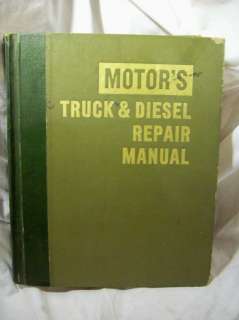 Motors Truck & Diesel Repair Manual 25th Edition  