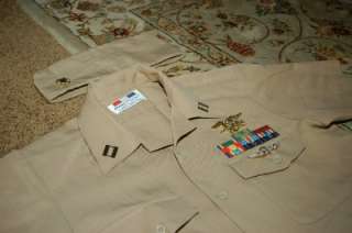 US Navy Uniform Khaki Med SEAL LT. USN  