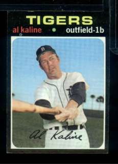 XR) 1971 Topps #180 AL KALINE *DETROIT TIGERS  