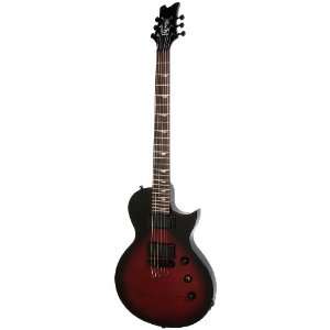  Kramer Assault 220 Electric Guitar, Red Stain Blackburst 