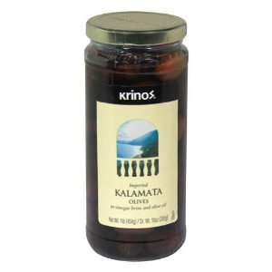 Krinos, Olive Kalamata, 16 OZ (Pack of 6)
