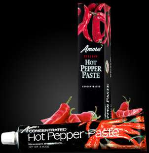 Amore Italian Hot Pepper Paste   3.14 oz  