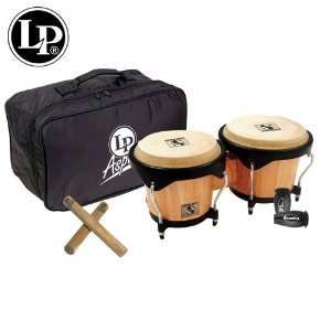  LP Latin Percussion World Beat WB900 Bongos With LP201BK P 