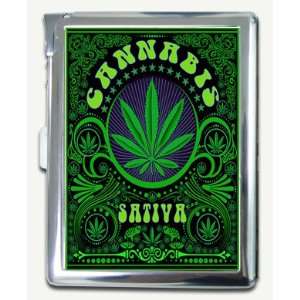   Hippie Art Cigarette Case Lighter Wallet Card Holder 