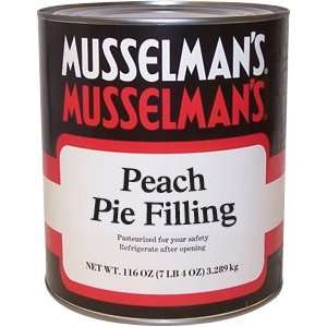 Musselmans Peach Pie Filling 6   #10 Cans / CS  Grocery 