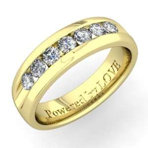  50 cttw) 5MM, Free Ring Engraving My Love Wedding Ring Jewelry