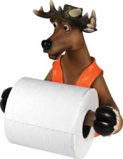 Cute Deer Toilet Paper Holder Hand Painted New  
