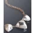 bing bang silver and rose gold vivienne chain necklace