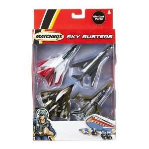 MATCHBOX SKYBUSTERS 4PK #4 Tornado, B 1B Lancer, Fighter Jet & Attack 