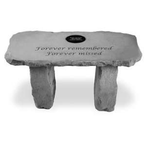  Garden Stone Memorial Bench: Forever Remembered 