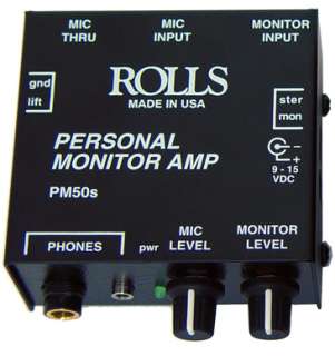 Rolls PM50s Personal Monitor Amplifier System Auth Deal  