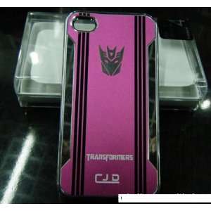   Hard Case metal Cover for Apple iPhone 4 (pink) 
