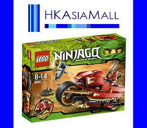 LEGO 9441 NINJAGO Kais Blade Cycle w/ Kai ZX & Rattla 188pcs NEW FREE 