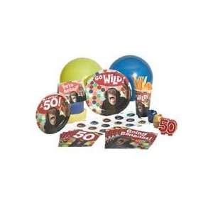  Monkey Around 50th Birthday Party Pack Toys & Games
