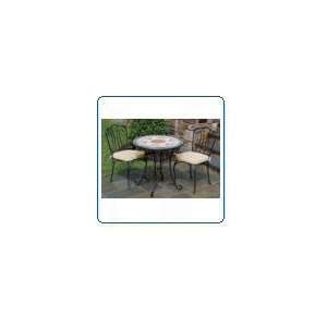  Fiore 30 Inch Round Bistro Table: Patio, Lawn & Garden