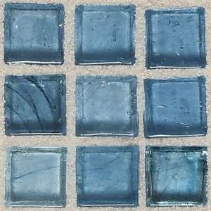  Classic Glass Tiles 5/8 x 1 1/4 Mosaic Serenity Blue