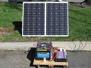   watt surge solar power generator & 120 watt folding solar panel  
