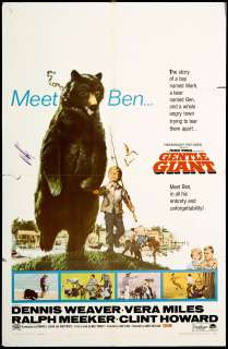 Gentle Giant 1967 Original Vintage Movie Poster  