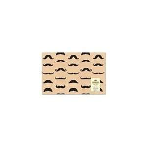   Mustache Gift Wrap Paper   2 Sheets: Health & Personal Care