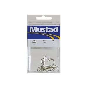  Mustad Hooks Treble Hook Ringed Duratin Size 3/0 5 per pk 