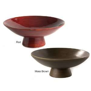 Bamboo Pedestal Bowl Colorful Dish Lovely Addition (Vietnam)