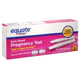 Equate   Early Result Pregnancy Test, 2 Tests  