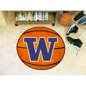  NCAA Washington Huskies Chromo Jet Printed Basketball Rug Home