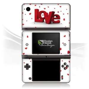  Design Skins for Nintendo DSi XL   3D Love Design Folie 