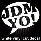 JDM Yo Japanese Import drift race car sticker decal fo