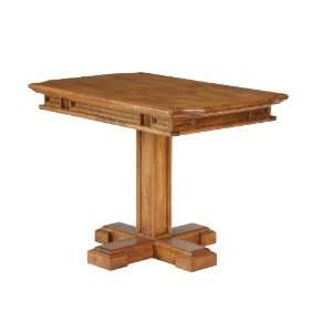  Pedestal Dining Table Distressed Oak Finish Furniture 
