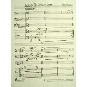  Serenade for Unknown Friends for Oboe, Clarinet, Tenor 