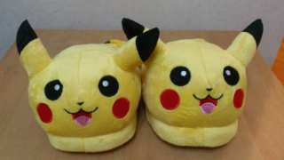   Monster Cosplay Adult Plush Rave Shoes Slippers 11 Pikachu  