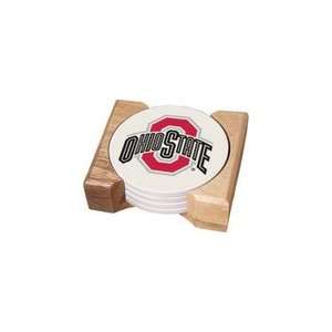  Ohio State University OSU Four 4 Absorbent Coaster Gift 