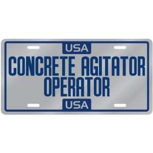  New  Usa Concrete Agitator Operator  License Plate 