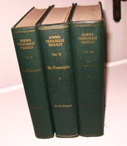Summa Theologiae Moralis H. Noldin SJ, 3 Volumes  