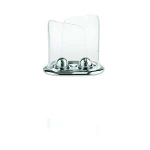   Inch Plastic/Paper Cup Holder and Dispenser, Chrome