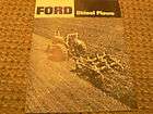 Ford Tractor Chisel Plow Dealers Brochure