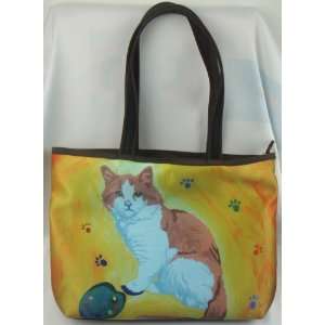  Cat Large Handbag Tote Bag 