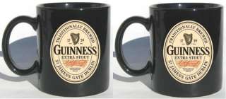   Extra Stout Irish Beer Pub House Glass Tea Coffee Mug Cup Set 2  